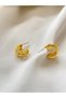 Women's Gold Spiral Earrings