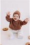Baby Boy Girl Knitwear Sweater Brick Color - 2