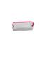 Transparent PVC Pencil Case Pink Zippered Single Compartment Standard Pink Pen Holder - 3