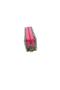 Transparent PVC Pencil Case Pink Zippered Single Compartment Standard Pink Pen Holder - 7