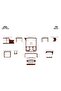 Meriç ®   Opel Astra F Front Glove Box Trim Mahogany 16 Pieces 1991-1998 - 2