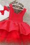 Red Polka Dot Girls' Tulle Dress and Bandana Set 1-10 Years Birthday Dress