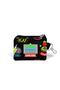 Kids Black Neon Yellow Game Over Patterned Coin Purse 21828 - 2