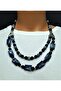 Onyx Sodalite Evil Eye Protection and Stability Necklace Bracelet Set - 2