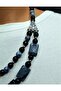 Onyx Sodalite Evil Eye Protection and Stability Necklace Bracelet Set - 4