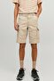 Jack&jones Cream Men's Cargo Shorts12205072