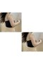 Women's Cotton Crop Top Strappy Bustier 2 Pieces Black - 7