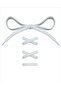 White Thick Woven Shoelaces, Sport Basic Laces, 120 Cm (1 PAIR)