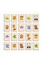 Wooden Puzzle Intelligence Cards Matching Game Memory Card Puzzle Set of 3 - 6