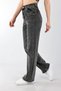 Franko 90's Smoked Palazzo Jean Women's Wide Leg Colorfast Stretch Denim Pants