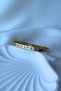 Steel Roman Numeral Women's Cuffed Bracelet Gold Tarnish 17 Cm Wrist Length Women's Bracelet - 3
