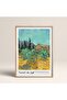 Framed Vincent Van Gogh Painting 30X40Cm 40X60Cm 50X70Cm Black and White Wooden Framed Vangogh012