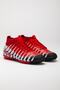 Unisex Astroturf Football Shoes with Socks Black Red - 3