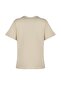Taş %100 Kalın Pamuklu Baskılı Oversize Kalıp Bisiklet Yaka Örme T-Shirt TWOSS23TS00282 - 14