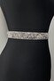 Silver Bead Embroidered Stone Chain Evening Dress Waist Belt Waist Accessory – Belt, Stylish Design - 7