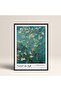Framed Vincent Vangogh Modern Art 30X40Cm 40X60Cm 50X70Cm Black and White with Wooden Frame Vangogh02
