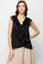 Ruffle Detailed Sleeveless Chiffon Blouse - 2