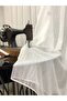 Linen Tulle Curtain Don't Want Ironing Slub 1/2 (sparse) Pleat 390x210 - 4
