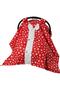 Stroller Cover, Stroller Sheet, Orthopedic Stroller Cushion Set of 3 Red BRIM COLLECTION - 3