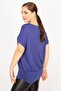 Women's Indigo Large Size Bicycle Collar Skirt Tip Banded Tunic 65n35935 - 2