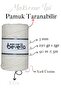 Ecru 1 Kg 4 Pieces Macrame Thread 3 Mm Screened Cotton Macrame Threads Macrame Thread Ecru - 3