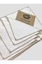 Double Layer Embroidered Cotton Baby Oral Cleansing Wipes 5 Pcs 22*30 Cm