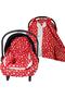 Stroller Cover, Stroller Sheet, Orthopedic Stroller Cushion Set of 3 Red BRIM COLLECTION - 2