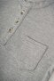 Boy's Solid Color Button Detailed Pocket Model T-Shirt - 2