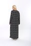 Women's Plus Size Long Sleeve Viscose Combed Cotton Hijab Suitable Long Maxi Dress - 6