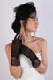 Polka Dot Bridal Hat and Ribbon Bridal Gloves - 5