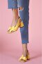 Yellow Bow Heeled Sandals - 3
