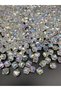 100gr 10mm Transparent Color Cube with Janjan, Cubic Model Acrylic Beads, Jewelry, Bag Beads (100gr,~180 Pieces)