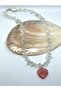 Heart Rose Quartz Necklace Pendant Crystal Quartz Natural Stone Pendant - 2