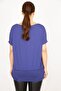 Women's Indigo Large Size Bicycle Collar Skirt Tip Banded Tunic 65n35935 - 3