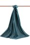 Women's Luxury Medina Silk Shawl Petrol Green - 2