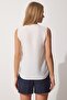 V-Neck Sleeveless Woven Blouse - 5
