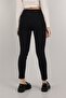 Black High Waist Lycra Jeans Trousers 00157766 - 3