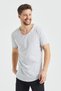 Gray Dirty Collar Casual T-shirt- Tcpsr09s - 4