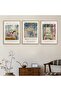 Henri Matisse 3-Piece Painting Set with Natural Wood Frame Hpn102