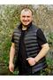 Men's Black Inflatable Sleeveless Vest