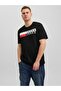 Jack Jones12158505 Striped Printed Oversize T-shirt - Black - 6xl - 3
