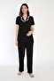 Cotton Corded Front Buttoned Maternity and Pregnant Pajamas Set - 2