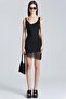 2475 Black Dress with Tulle Detail