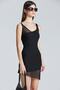 2475 Black Dress with Tulle Detail - 3