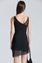 2475 Black Dress with Tulle Detail - 5
