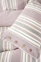 Vena Claret Red Double Yarn Painted Duvet Cover Set - 2