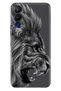 Pova 4 Case Silicone Patterned Illustrated Uv Cover Black Lion