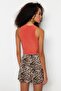 Tile Knitted Accessory Window/Cut Out Detailed Snap Body TPRSS23BD00044 - 6