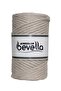 Macrame Rope 3mm Single Twist Macrame Rope Set of 4 Ecru Mustard Tile Beige - 2