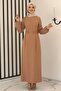 Crescent Evening Dress Mink - Design - Fsc3020